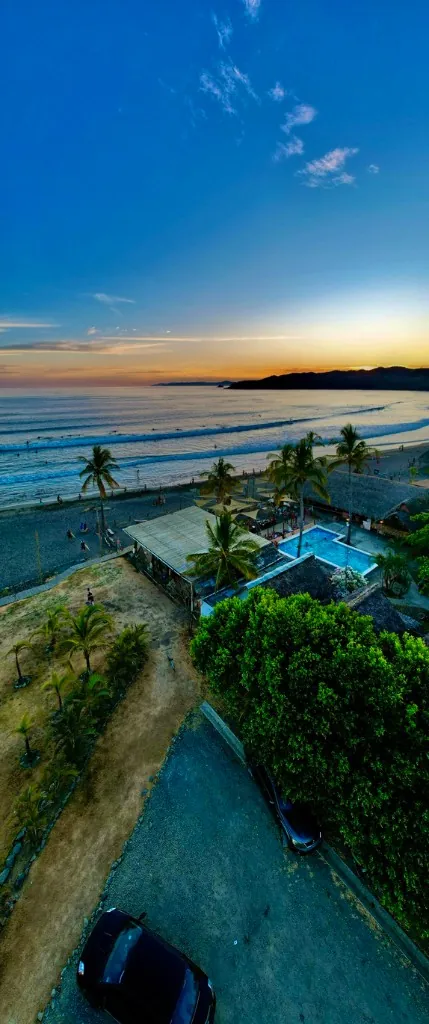 Beach at sunset