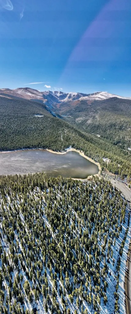Mountain lake in the Rockies, Colorado