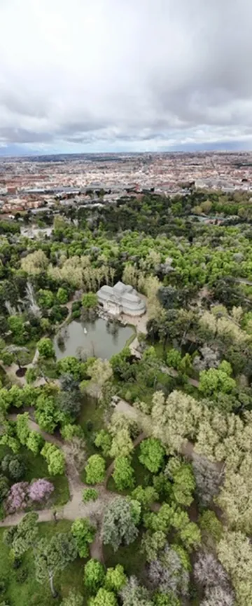 Crystal Palace in Retiro Park, Madrid