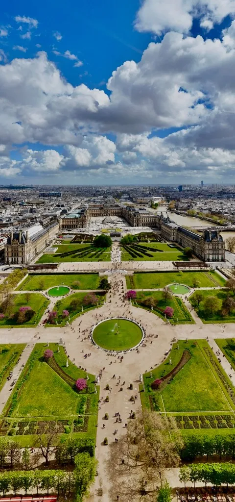 Tuileries Garden and the Louvre, Paris